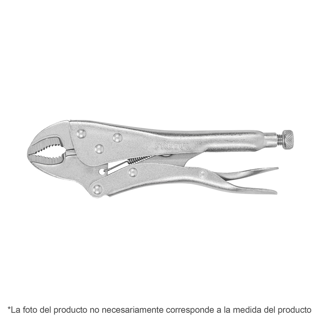 [T22706] Pinza de presión 5' mordaza curva, Pretul
