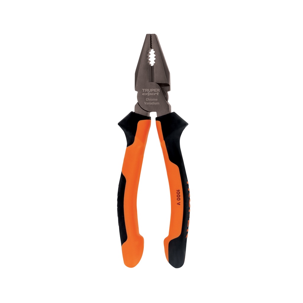 [T17329] Pinza para electricista 7' mango Comfort Grip, Truper Expert