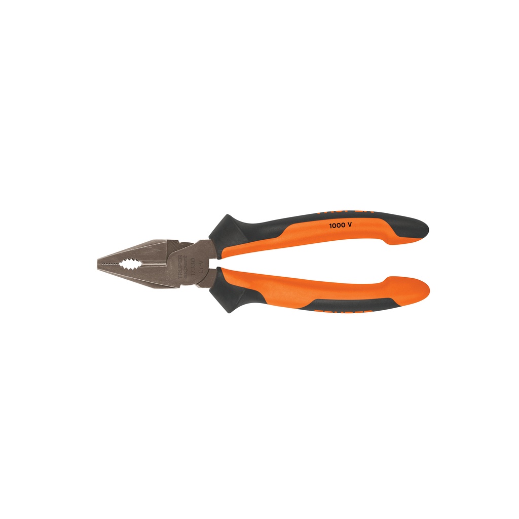 [T17330] Pinza para electricista 8' mango Comfort Grip, Truper Expert