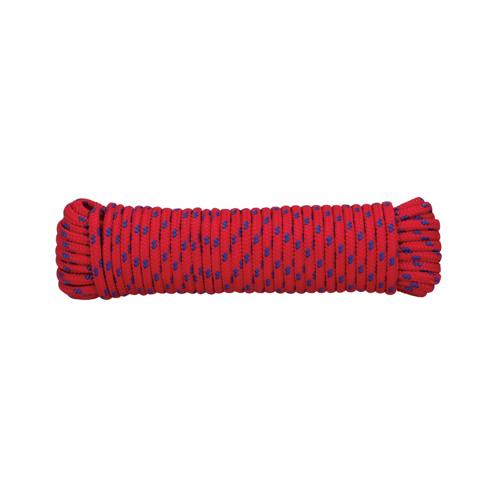 Piola de Polipropileno trenzada, multicolor, 6mm x 15m