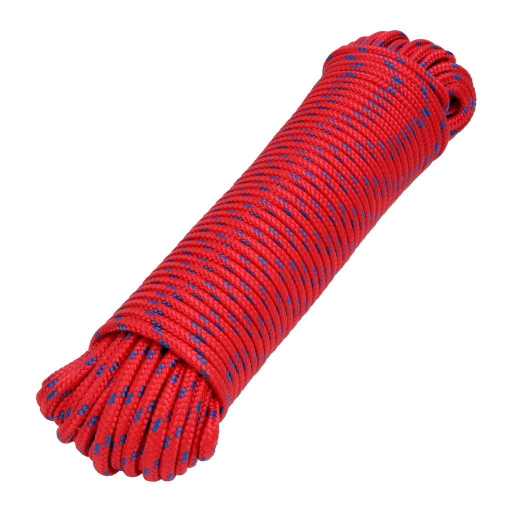 Piola de Polipropileno trenzada, multicolor, 6mm x 30m - Pag 557