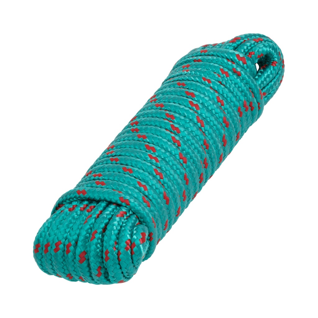 Piola de Polipropileno trenzada, multicolor, 8mm x 15m