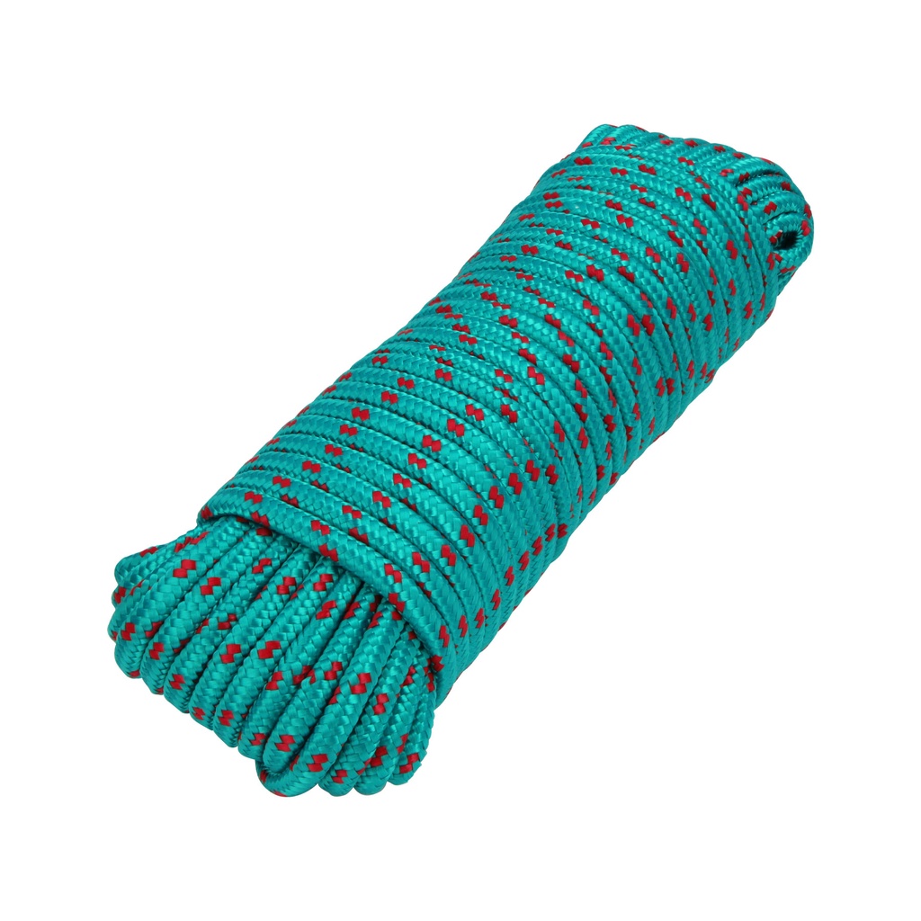 Piola de Polipropileno trenzada, multicolor, 8mm x 30m