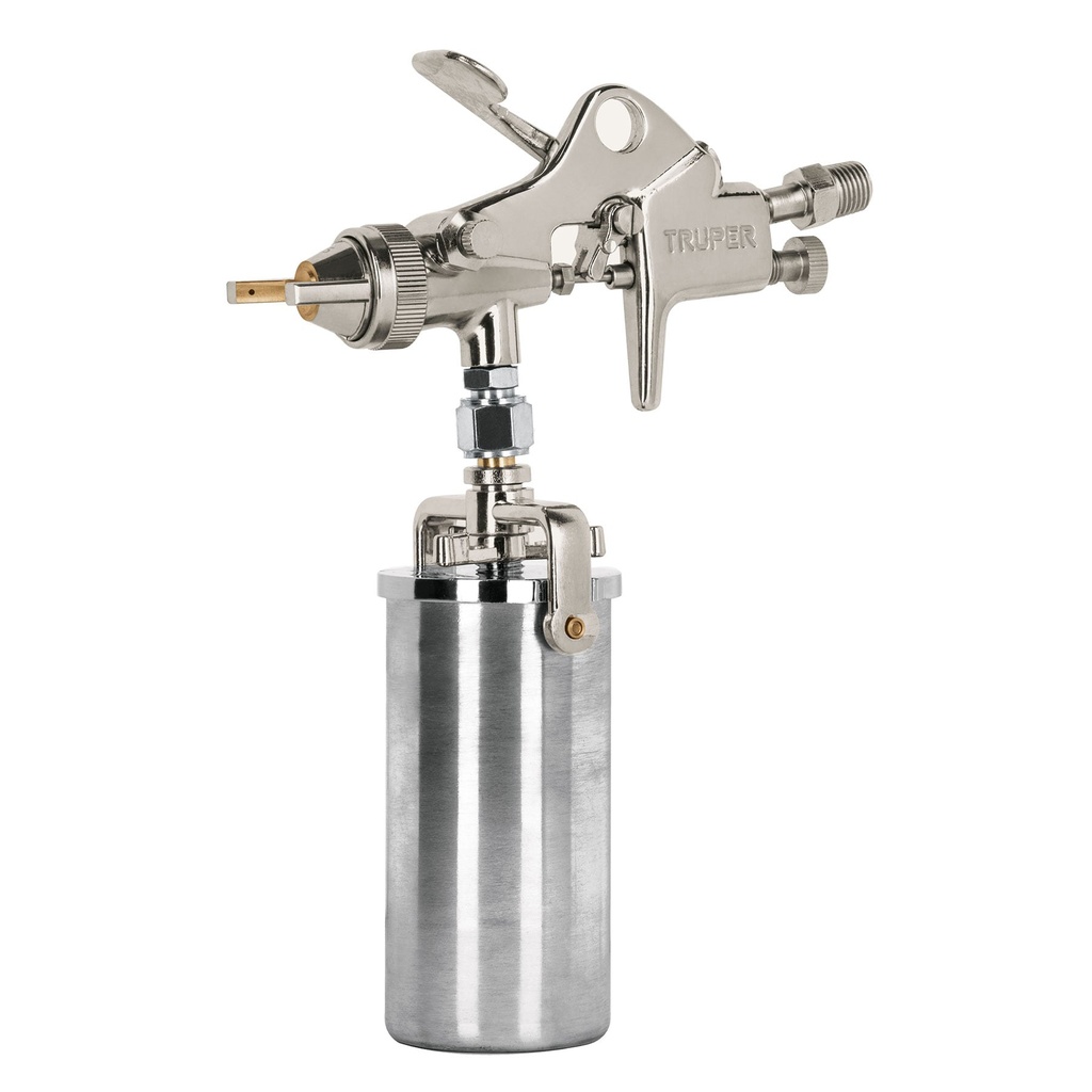 [T14088] Pistola compacta p/retoque HVHP vaso alum, 1.5 mm, Truper