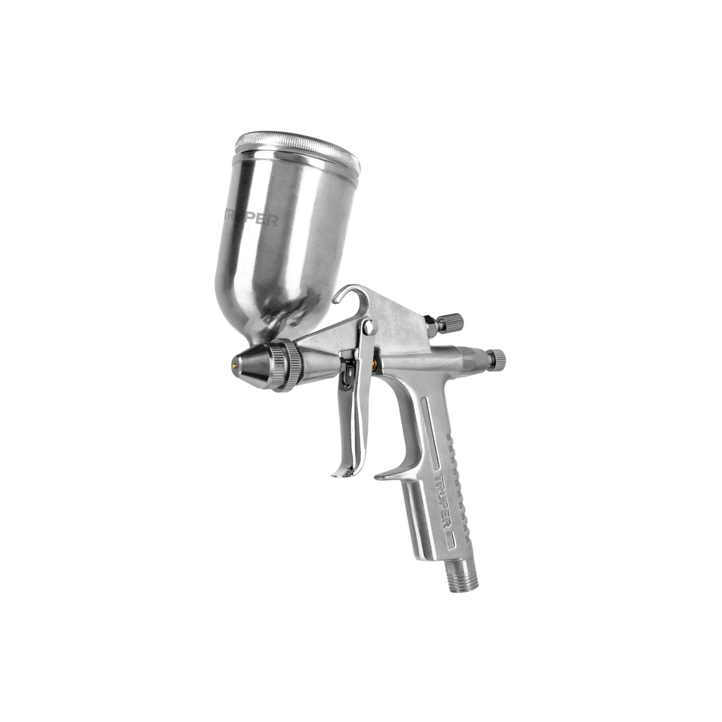 Pistola compacta p/retoque LVMP vaso alum, 0.5 mm, Truper