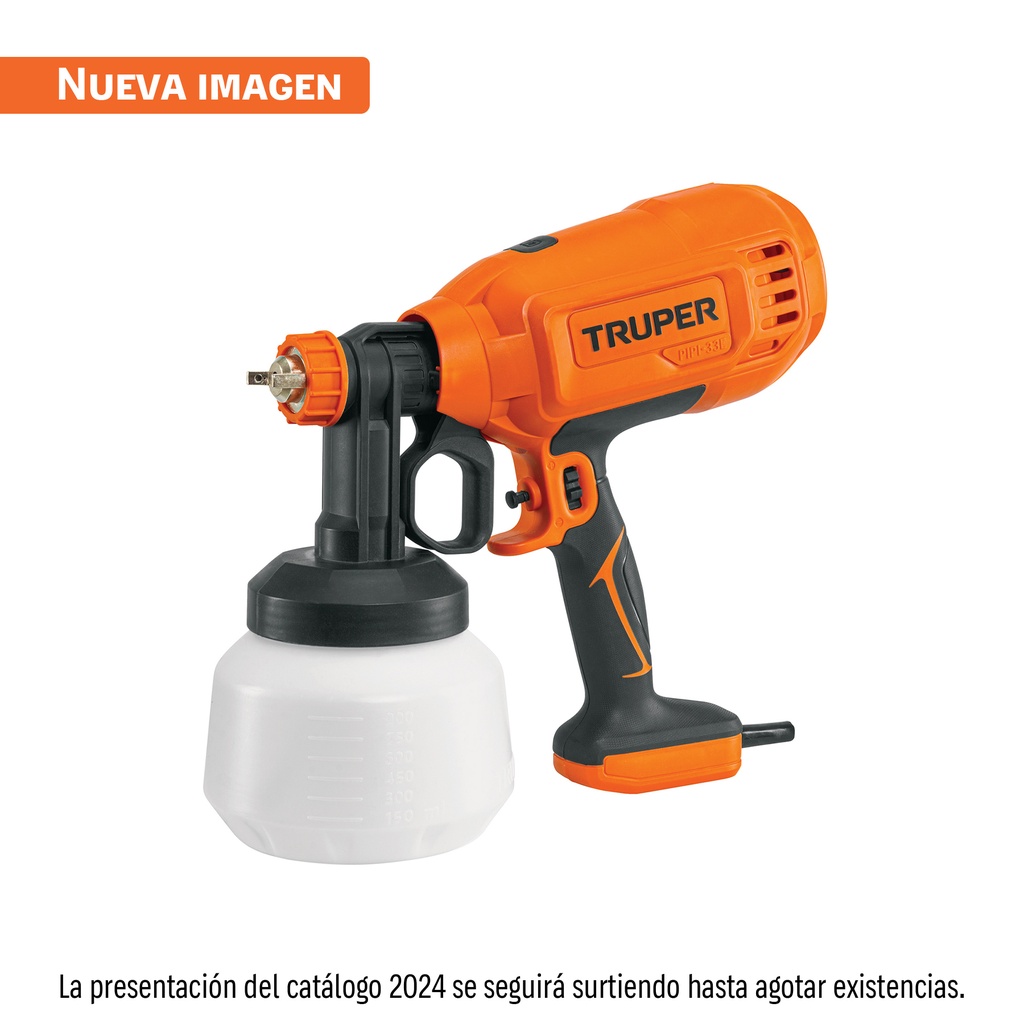 [T15382] Pistola eléctrica para pintar de 330 W, Truper
