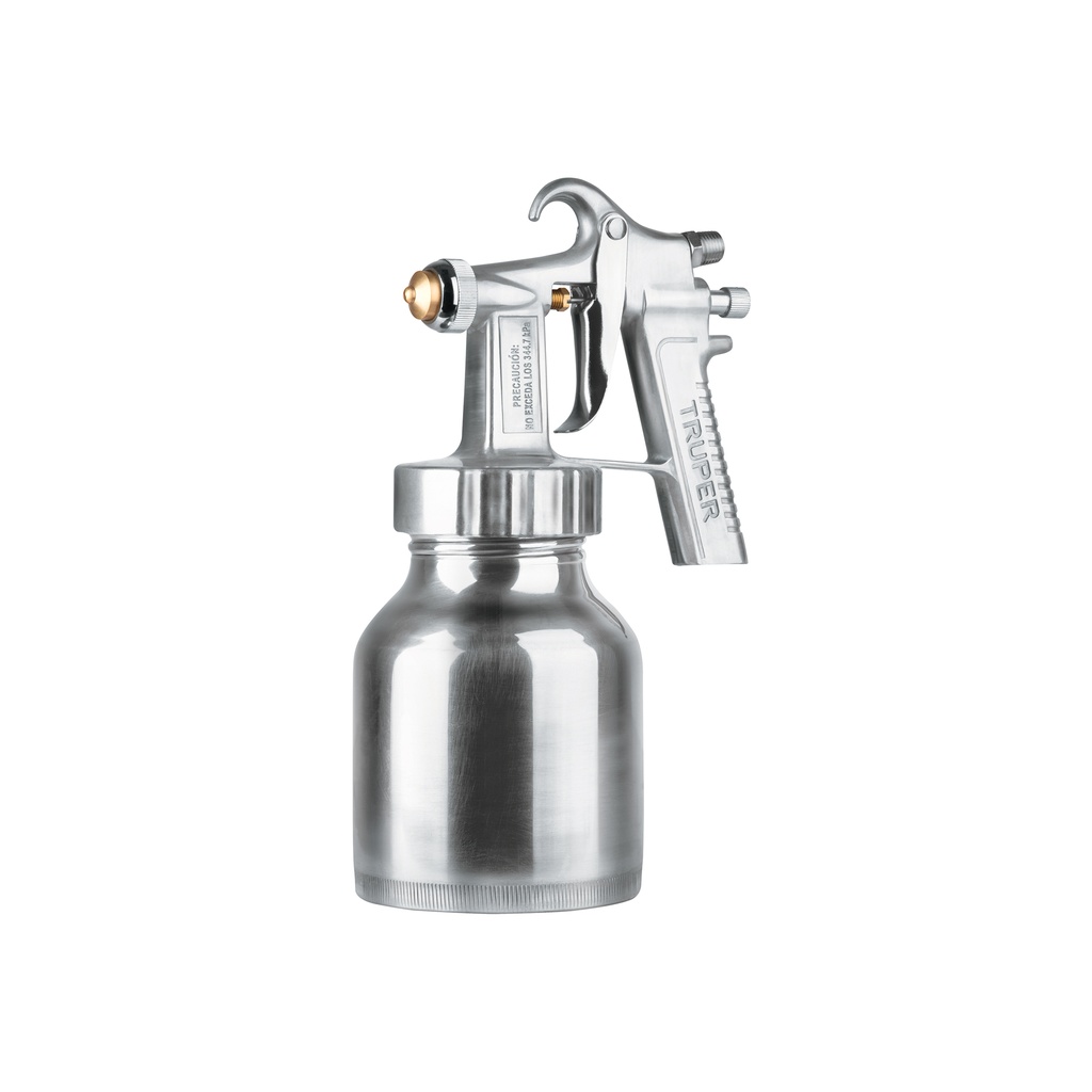 [T14036] Pistola p/pintar baja presión, pulida, entrada sup, Truper