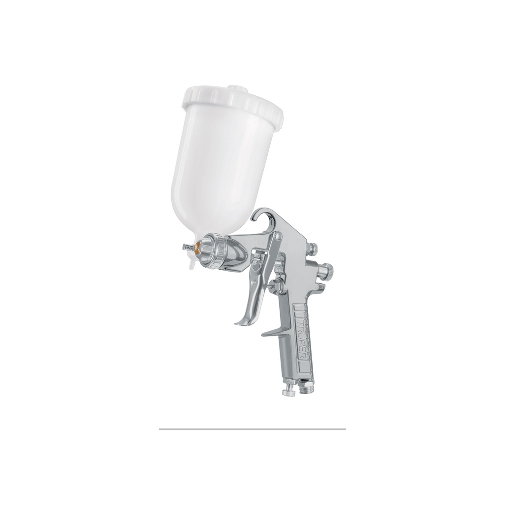 Pistola p/pintar gravedad LVMP vaso plástico, 1.4 mm, Truper