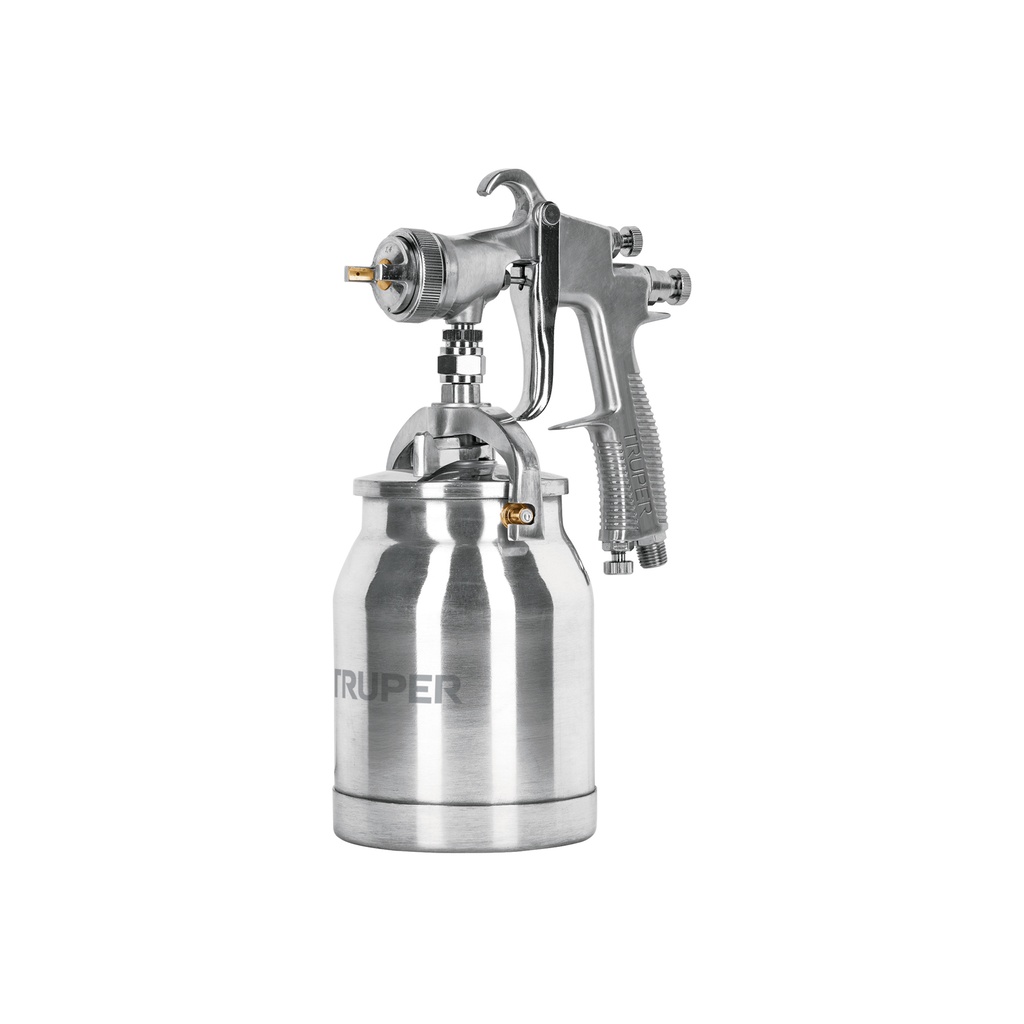Pistola p/pintar succión HVLP vaso aluminio, 1.4 mm, Truper - Pag 101