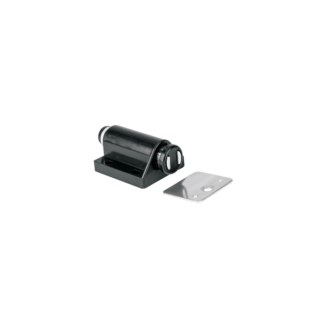 Pistón Magnético para puerta / cajón, negro. Hermex - Pag 580