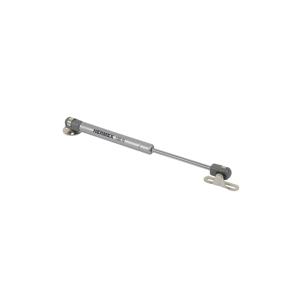 Pistón a gas con capacidad de 100N / 10kg, Hermex
