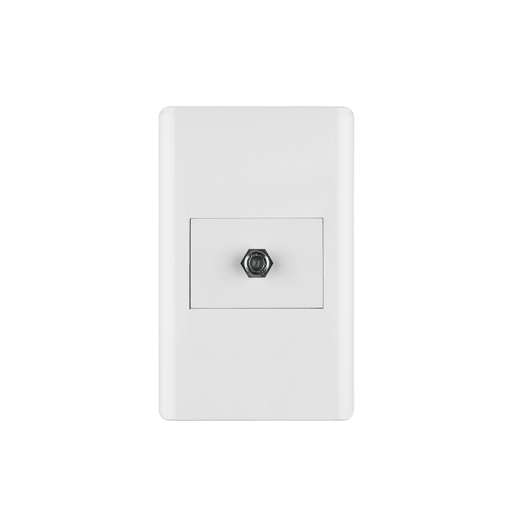 Placa armada blanca 1 toma de TV, 1.5 módulos, Lisboa - Pag 404