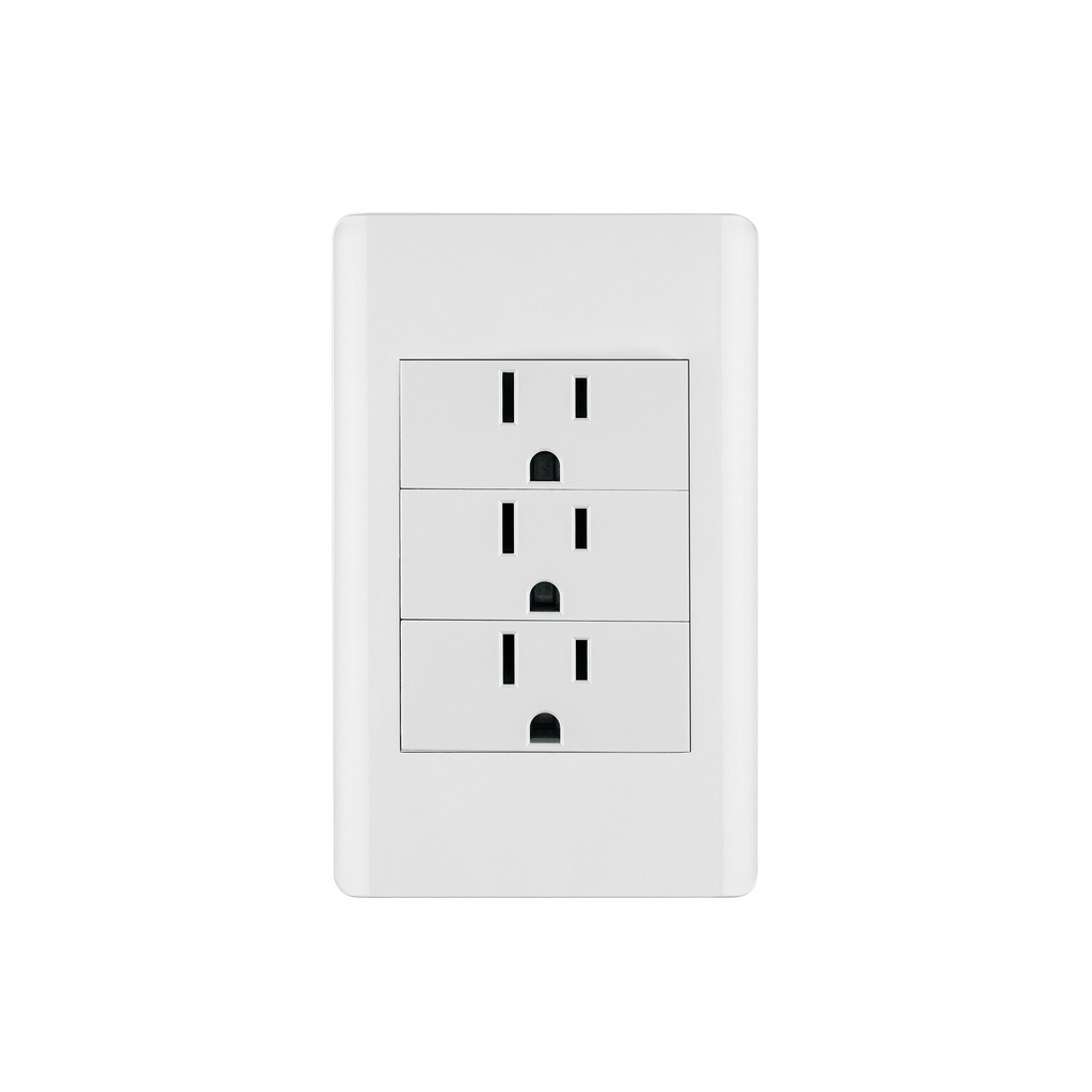 Placa armada blanca 3 contactos 1 módulo, Lisboa, Volteck - Pag 404