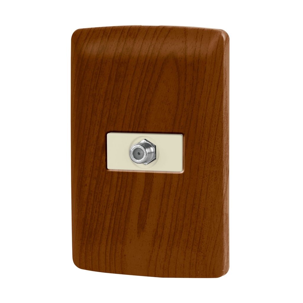 [T49953] Placa armada con conexión para TV, madera, línea Italiana