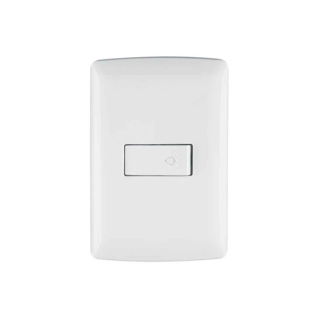 Placa armada con timbre, blanco, línea Italiana., Volteck - Pag 394