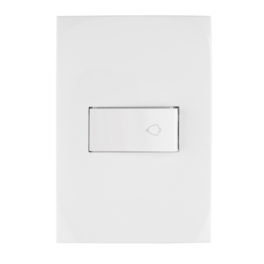 Placa armada con timbre, línea Oslo, color blanco, Volteck - Pag 399