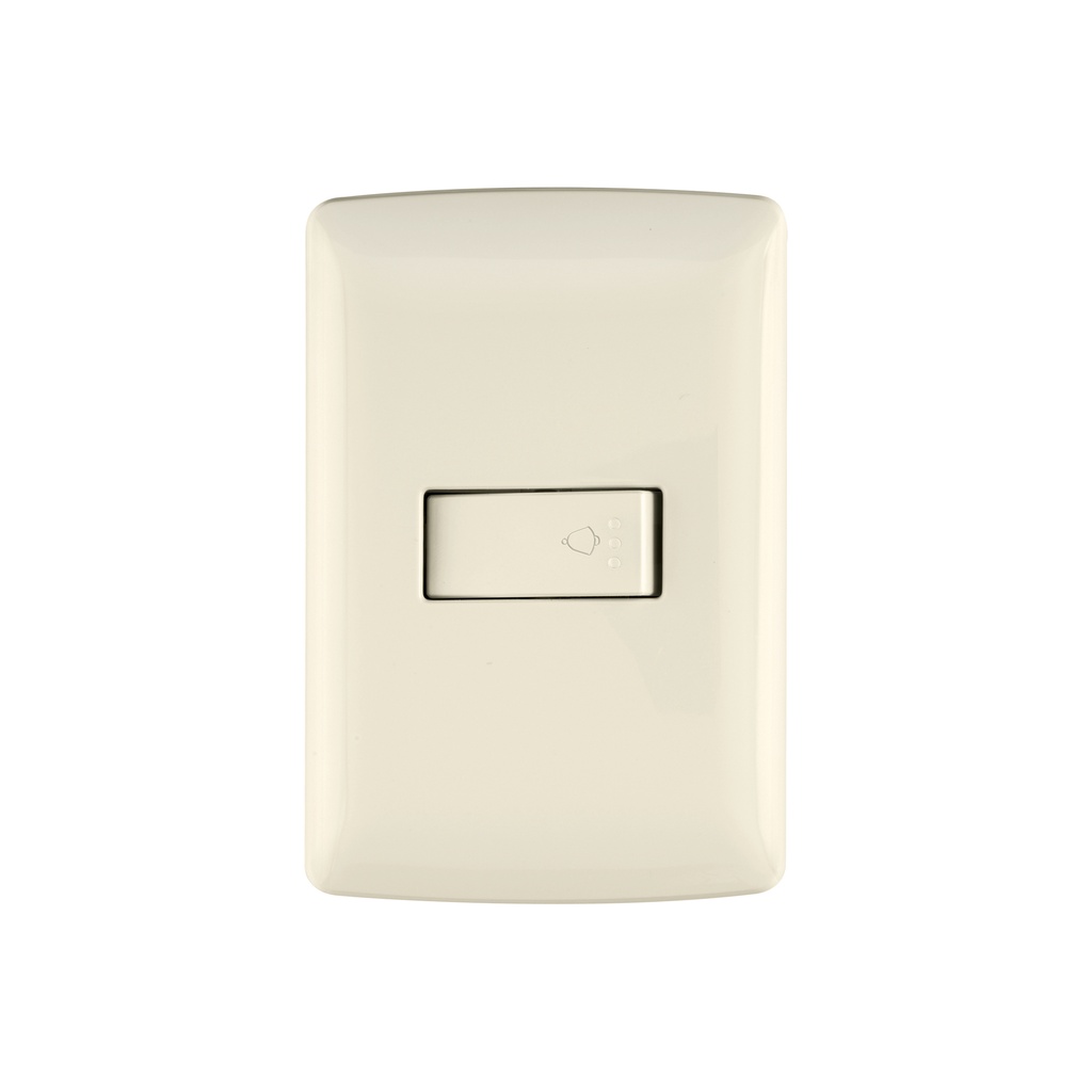 Placa armada con timbre, marfil, línea Italiana, Volteck - Pag 394