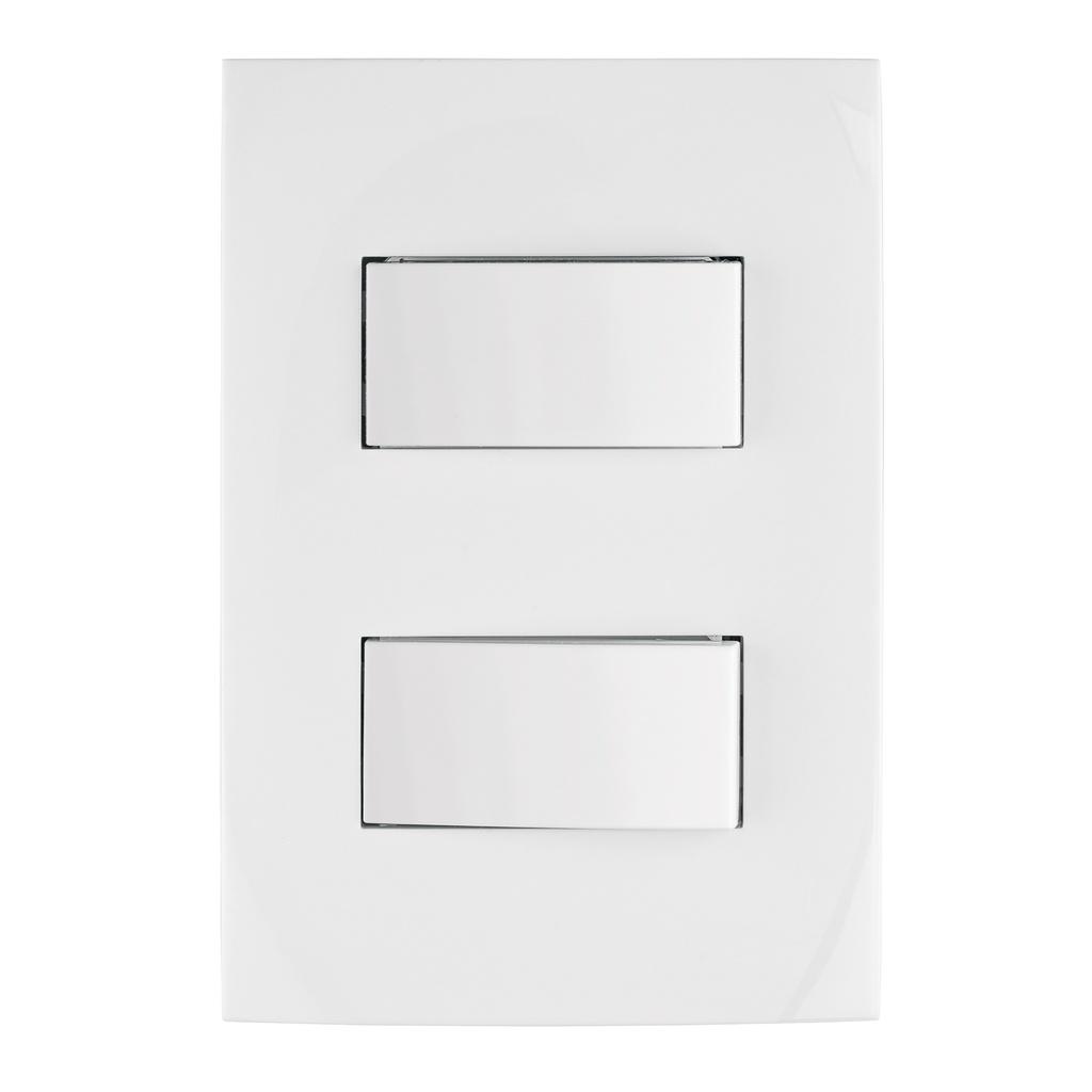 Placa armada interruptor sencillo y escalera, Oslo, blanco - Pag 399