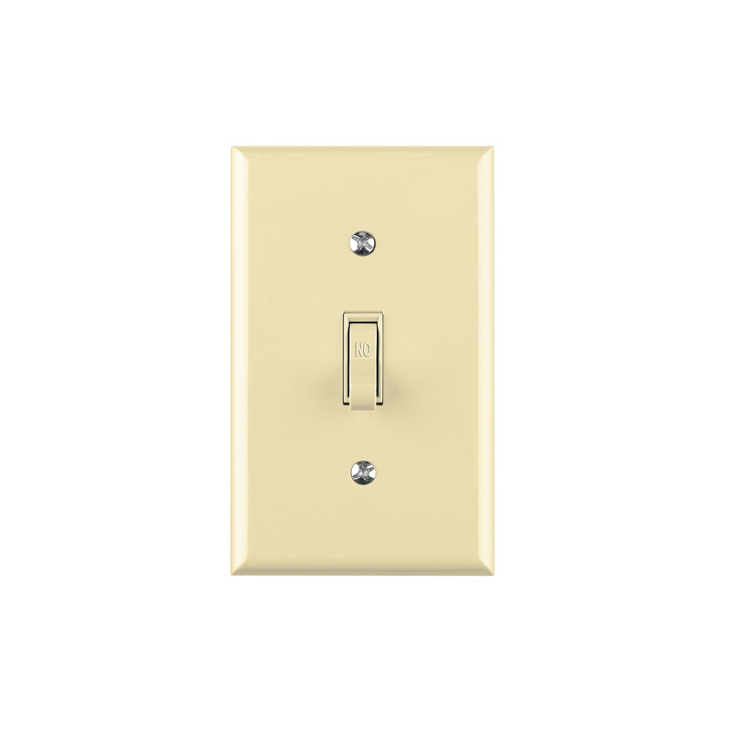 Placa armada interruptor sencillo, línea Standard, marfil - Pag 537