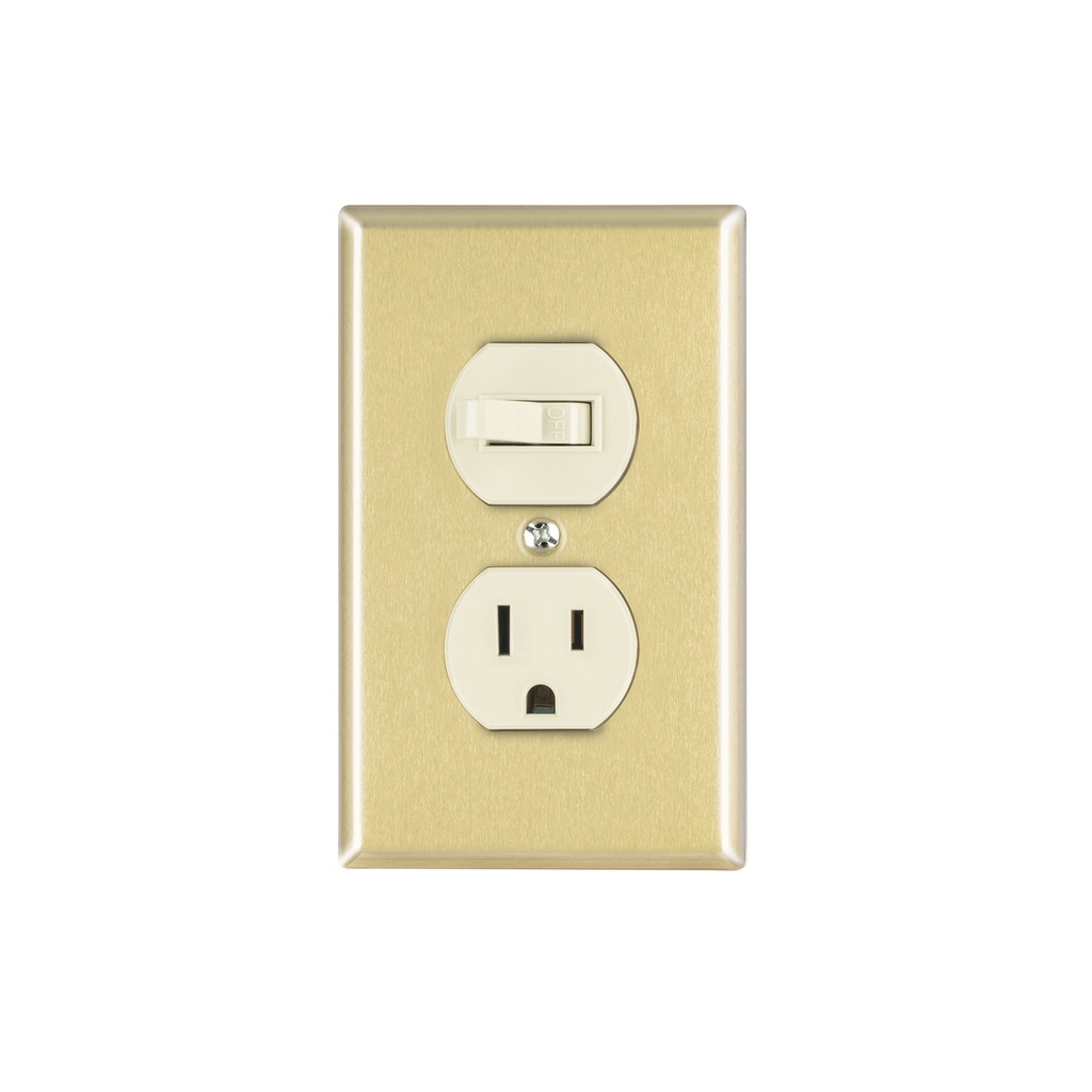 Placa armada interruptor y contacto, línea Standard, alumini - Pag 407