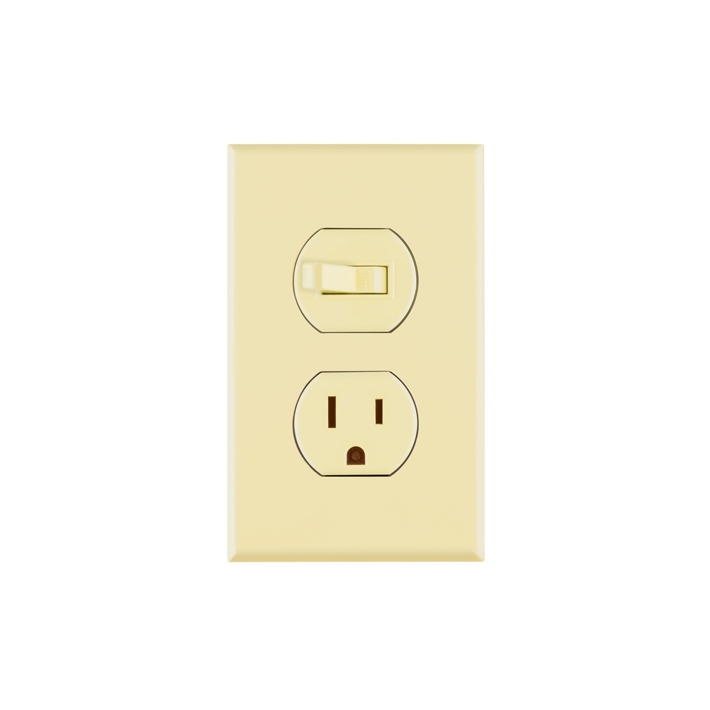 Placa armada interruptor y contacto, línea Standard, marfil - Pag 407