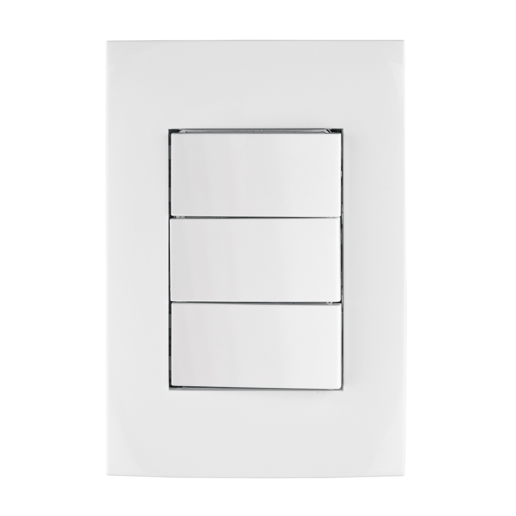 Placa armada interruptores sencillos y escalera, Oslo,blanco - Pag 399