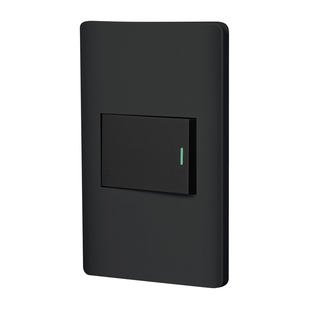 Placa armada negra 1 interruptor 1.5 módulos, Lisboa - Pag 403