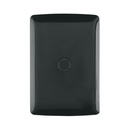 Placa ciega, Italiana, color negro, Volteck