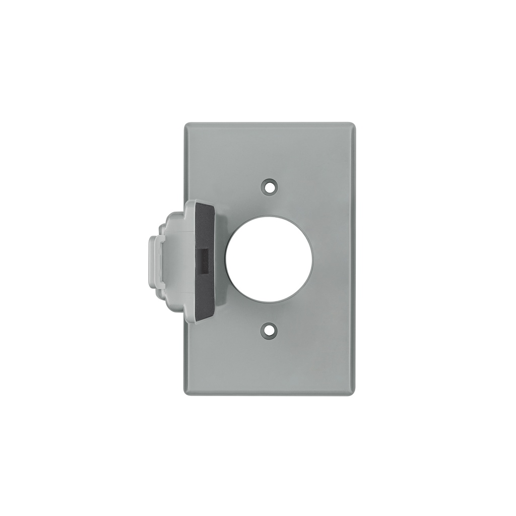 Placa contacto redondo, policarbonato,p/intemperie, Standard