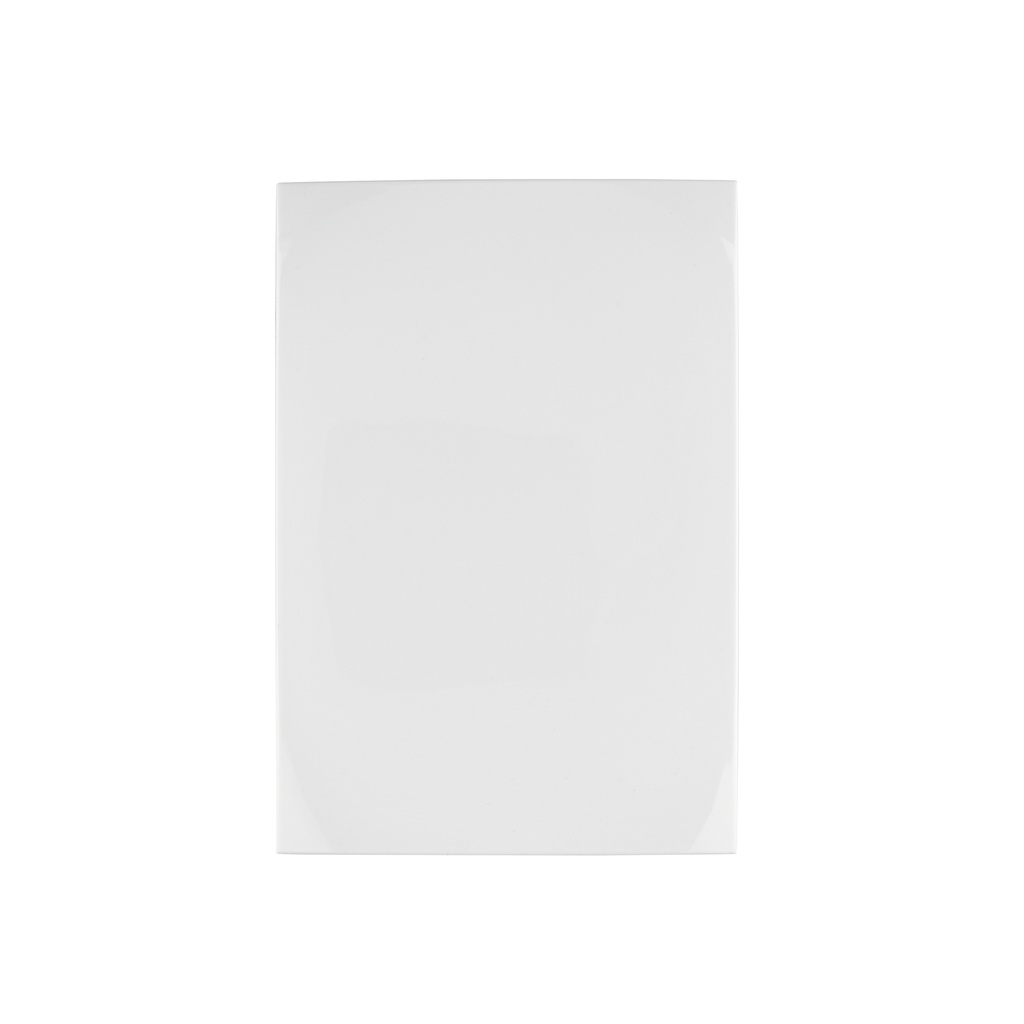 Placa de ABS ciega, línea Oslo, color blanco, Volteck - Pag 398
