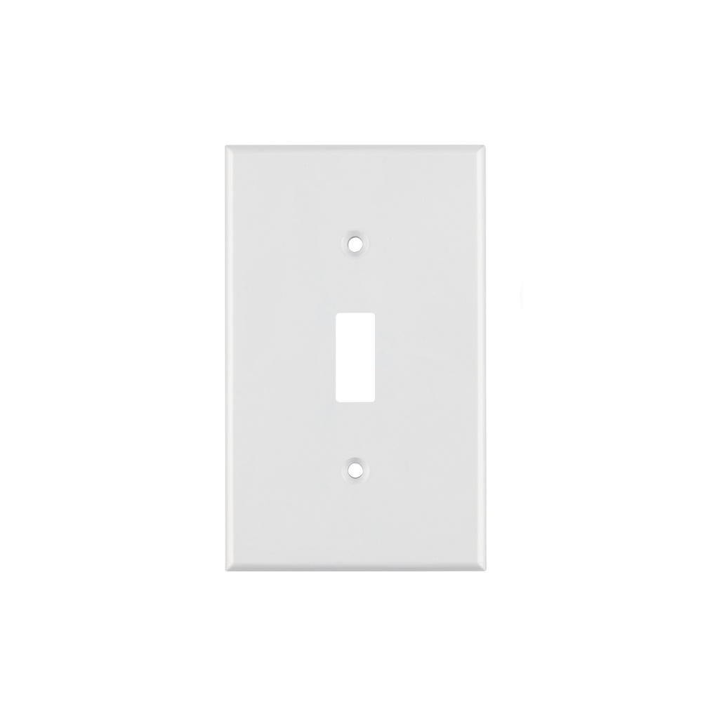 Placa de ABS para interruptor vertical, Standard, blanco