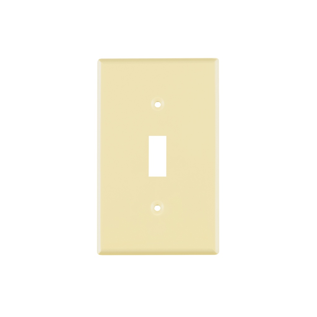 [T46415] Placa de ABS para interruptor vertical, Standard, marfil