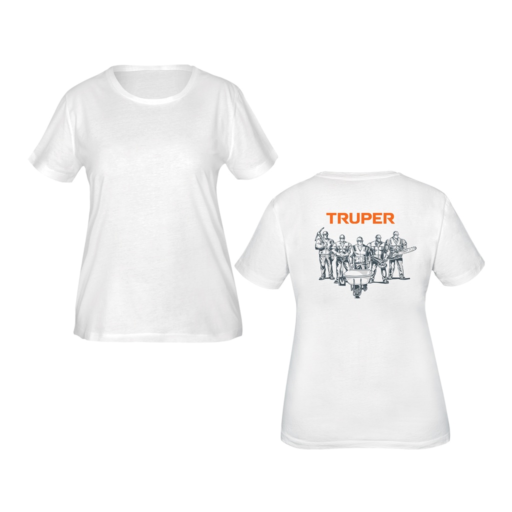 Playera cuello redondo para mujer, blanca, G, Truper - Pag 607