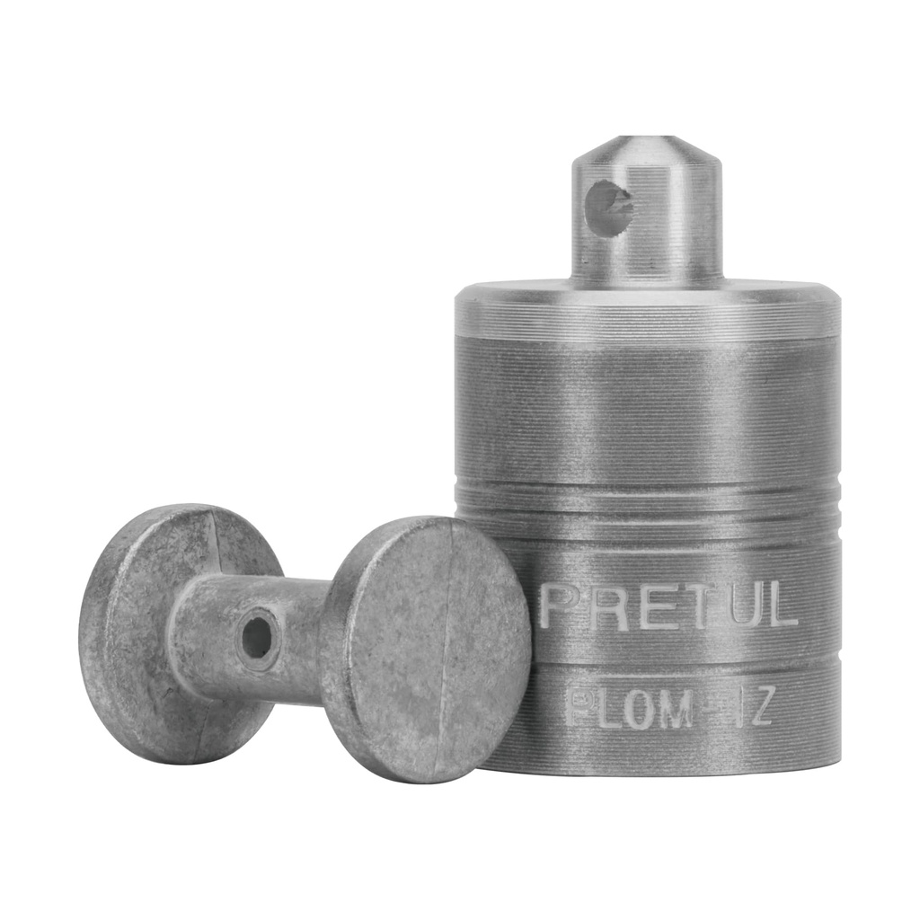 [T22461] Plomada metálica de 200 g con centro, Pretul - Pag 324