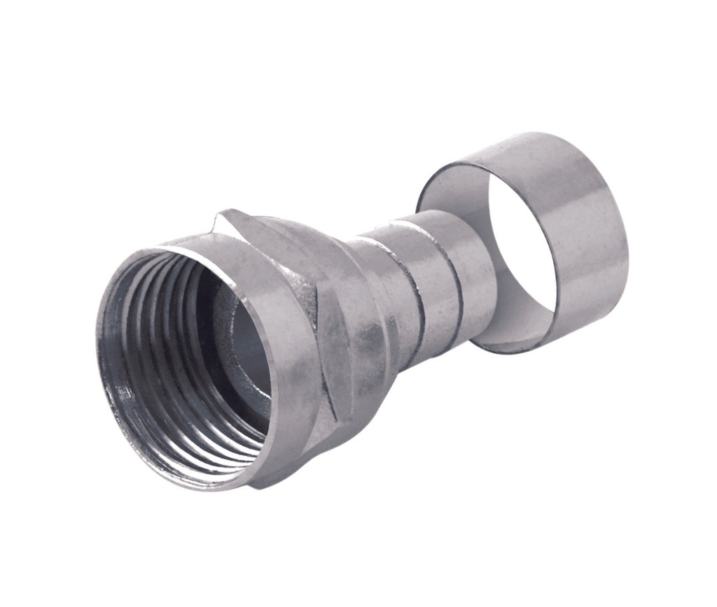 Plugtipo campana RG6 anillo suelto