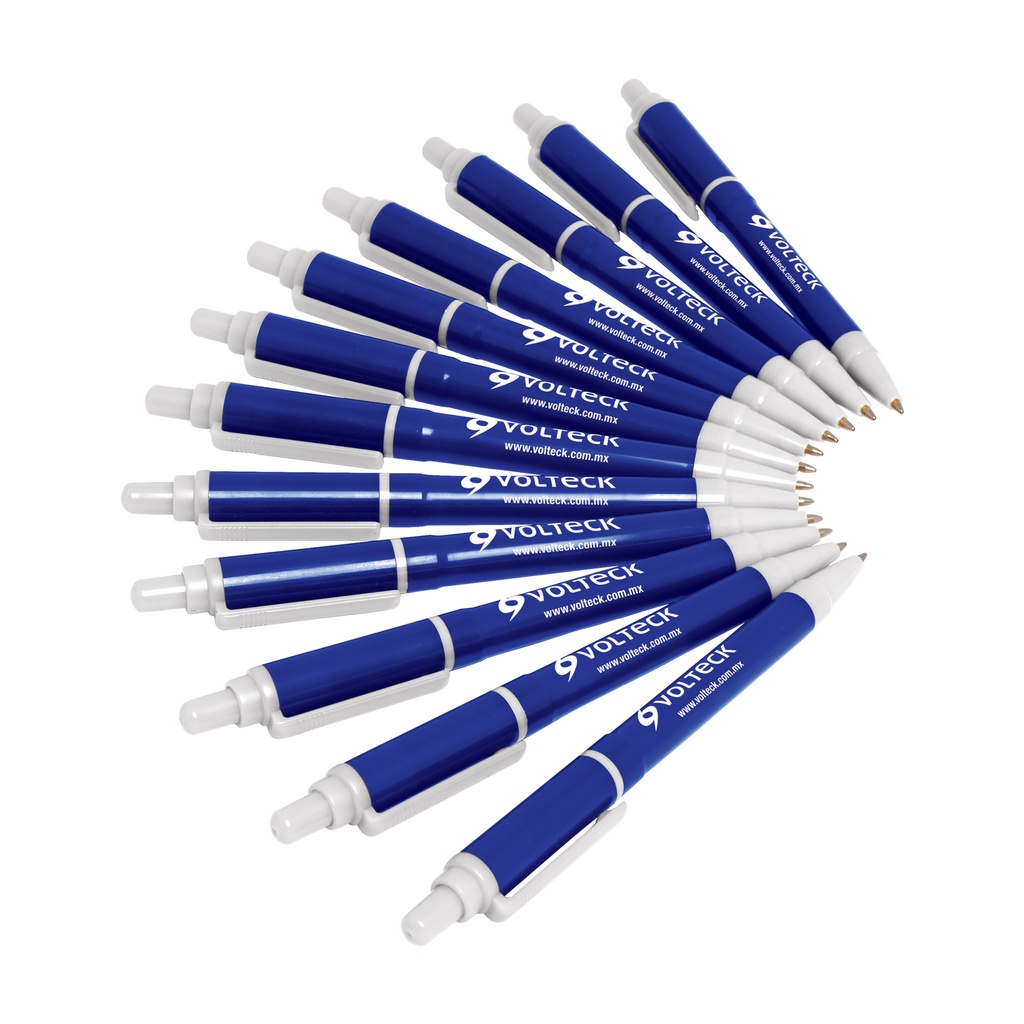 Pluma con logo Volteck