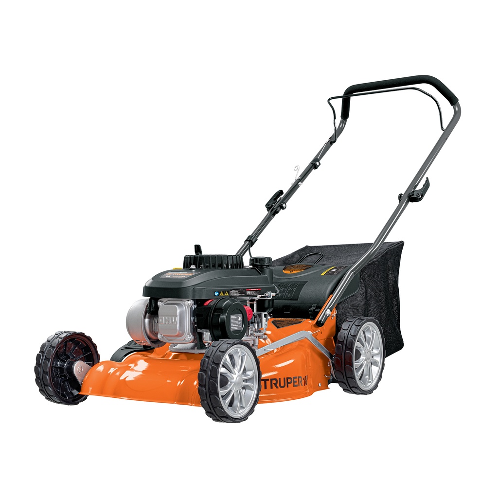Podadora con motor a gasolina de 4 HP, 18' de corte, Truper - Pag 280