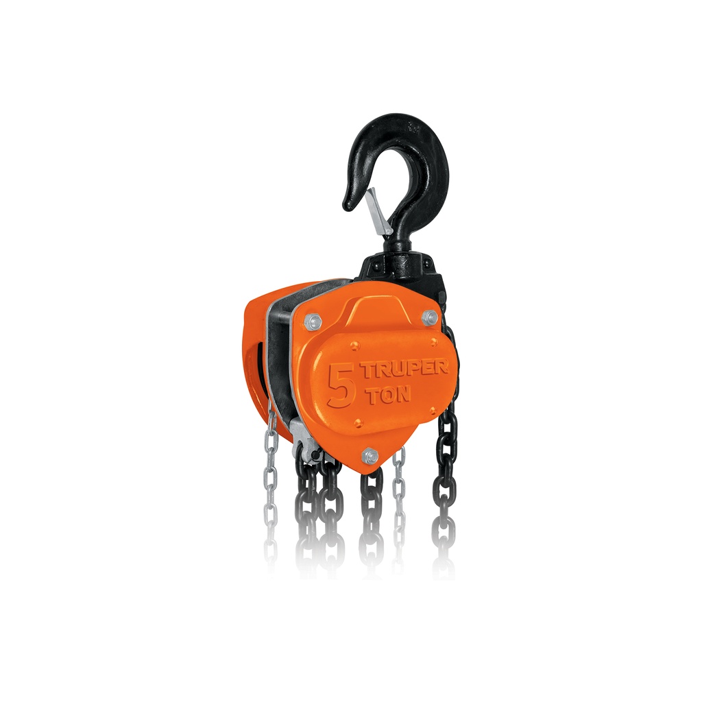 Polipasto de cadena de 5 ton, Truper