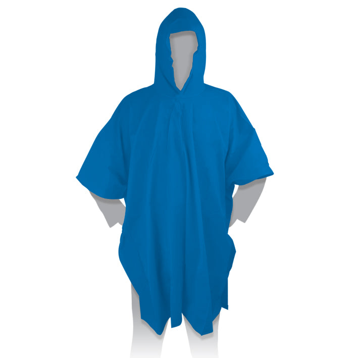 Poncho ligero azul