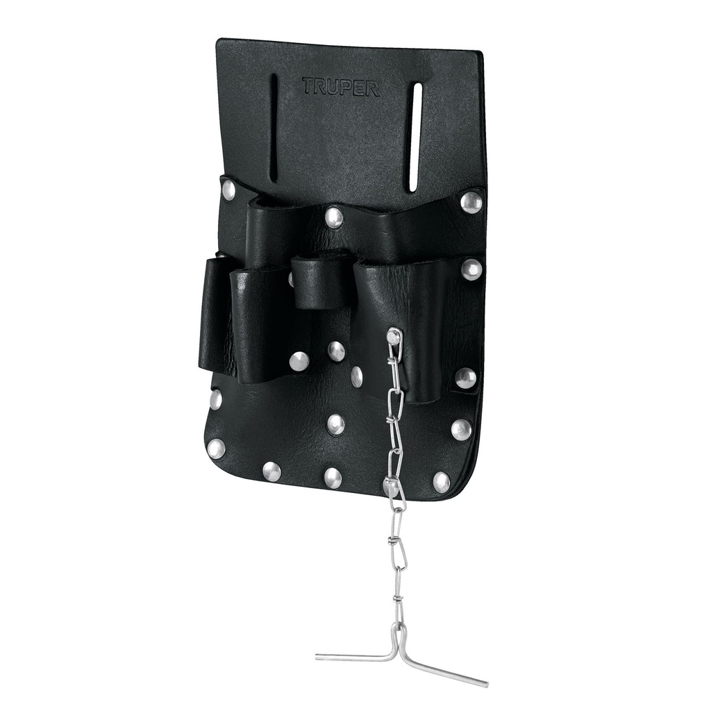 Porta herramientas de cuero con 7 compartimentos, Truper - Pag 317