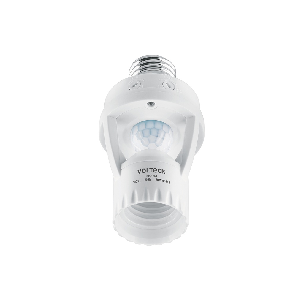 [T46274] Portalámpara con sensor de movimiento 360°, Volteck