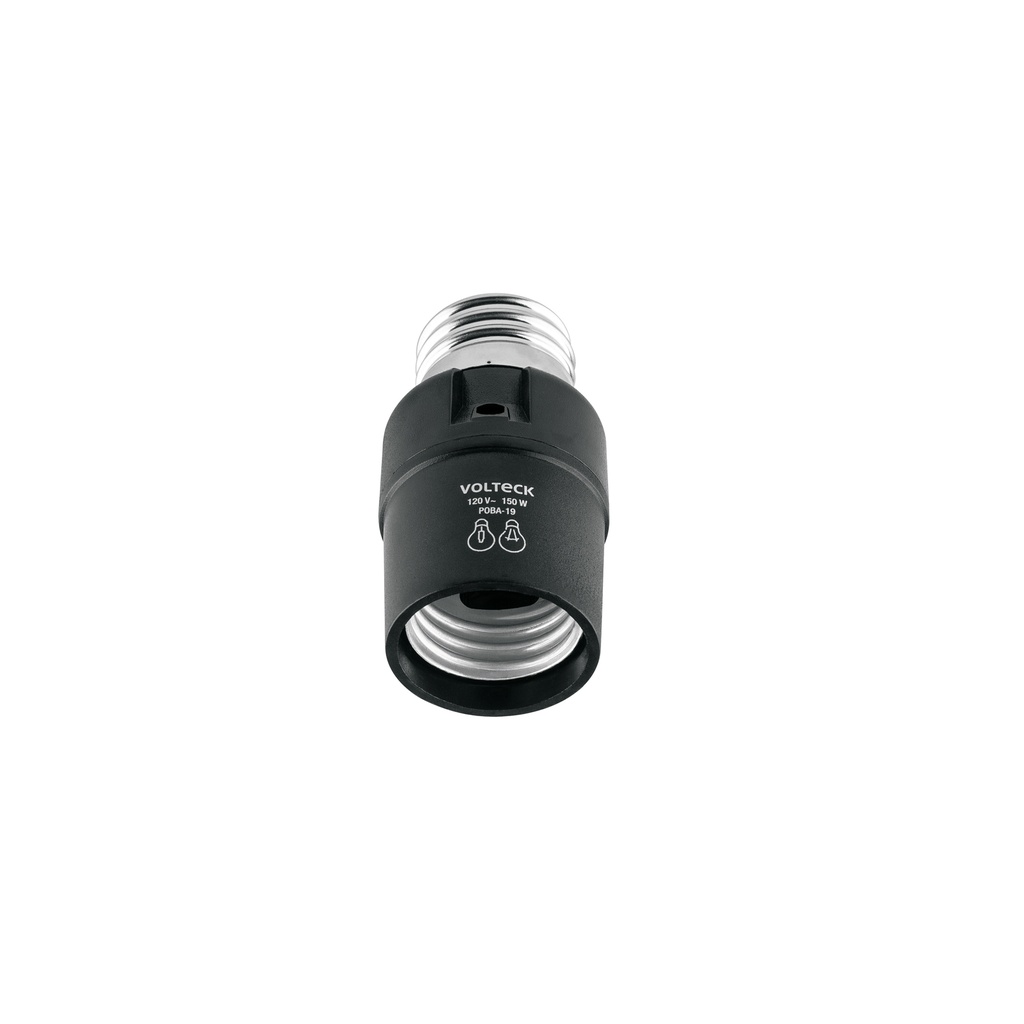 [T46516] Portalámpara de PVC, con sensor de luz, Volteck