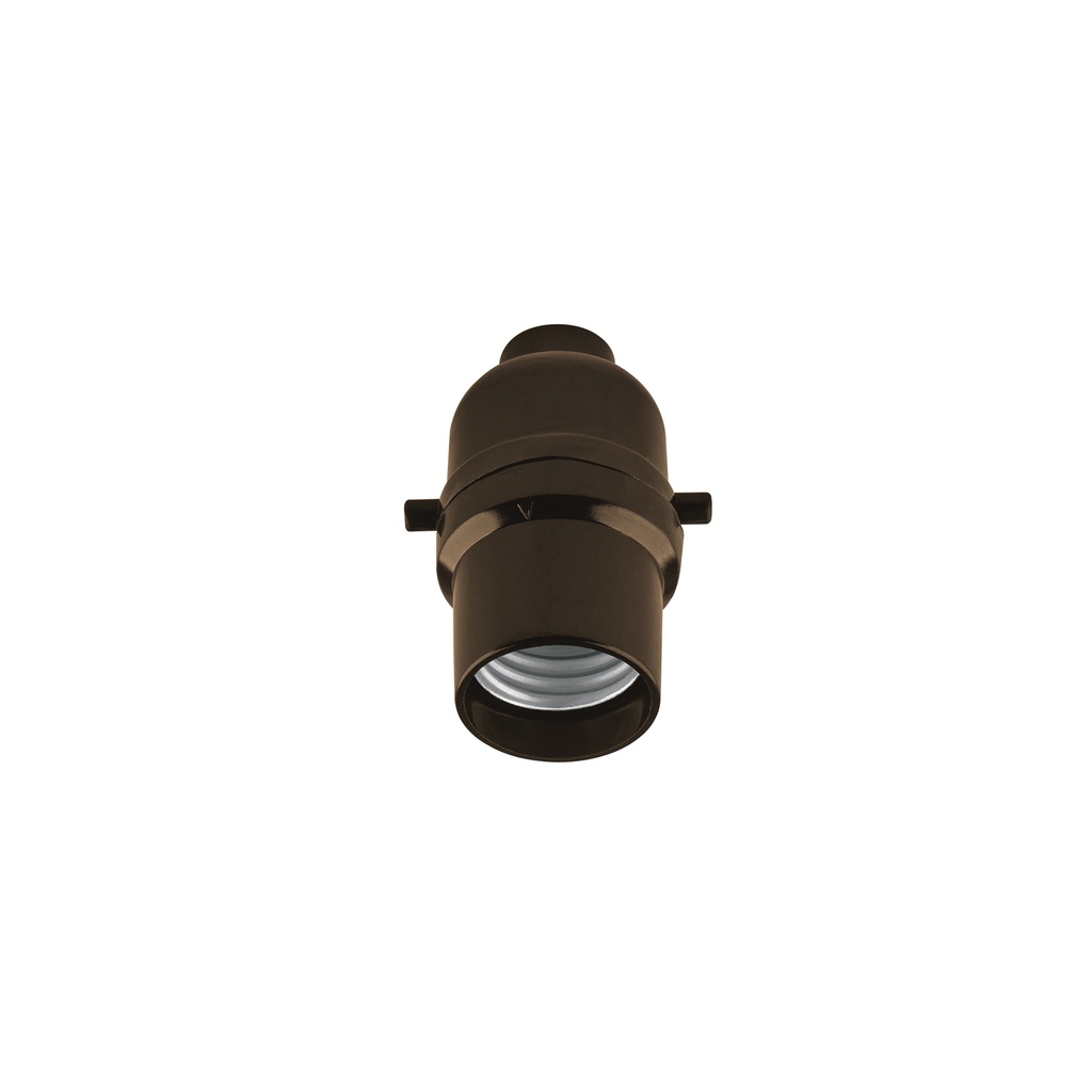 [T46501] Portalámpara de baquelita, con interruptor de barra, Volteck