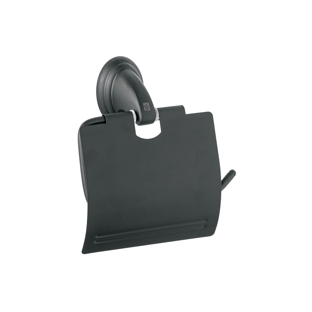 Portarrollo metálico acabado negro, Foset Aqua - Pag 479