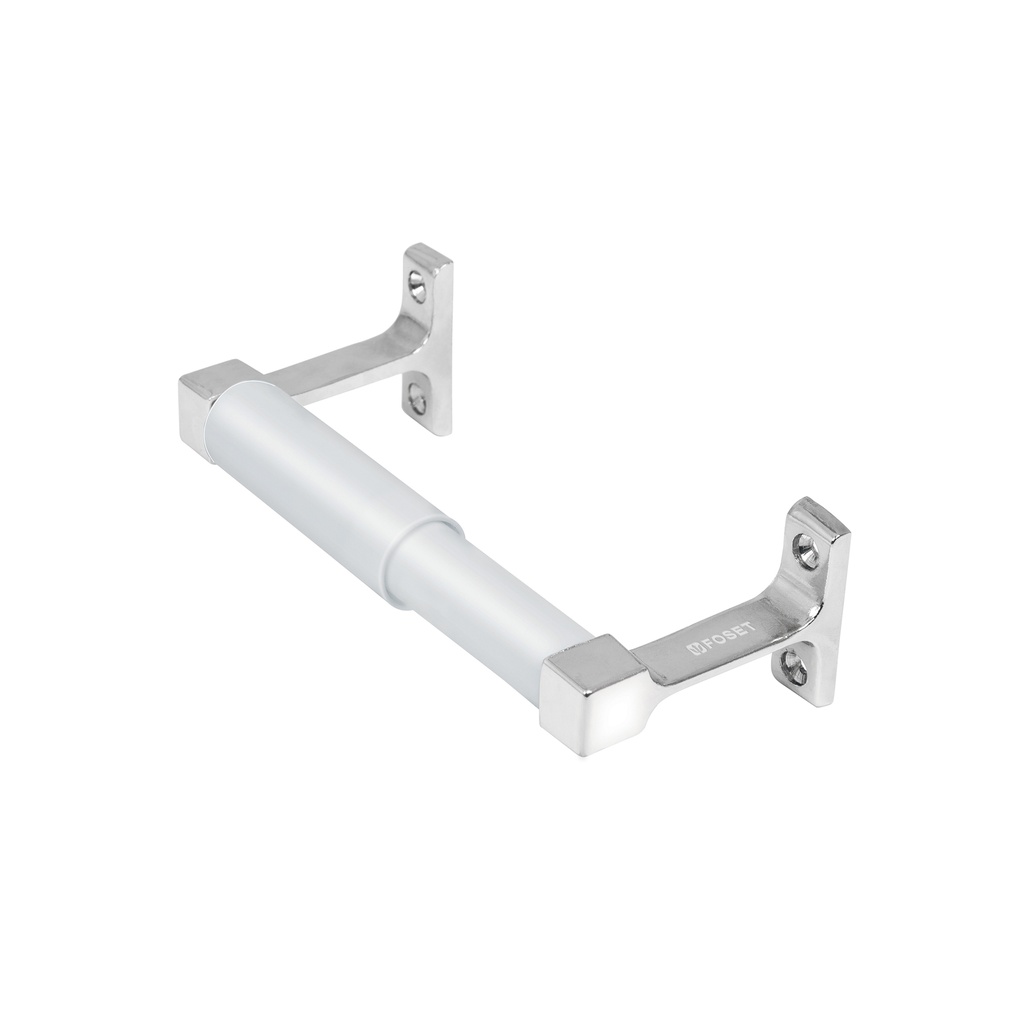 Portarrollo metálico con barra de ABS, Foset Basic
