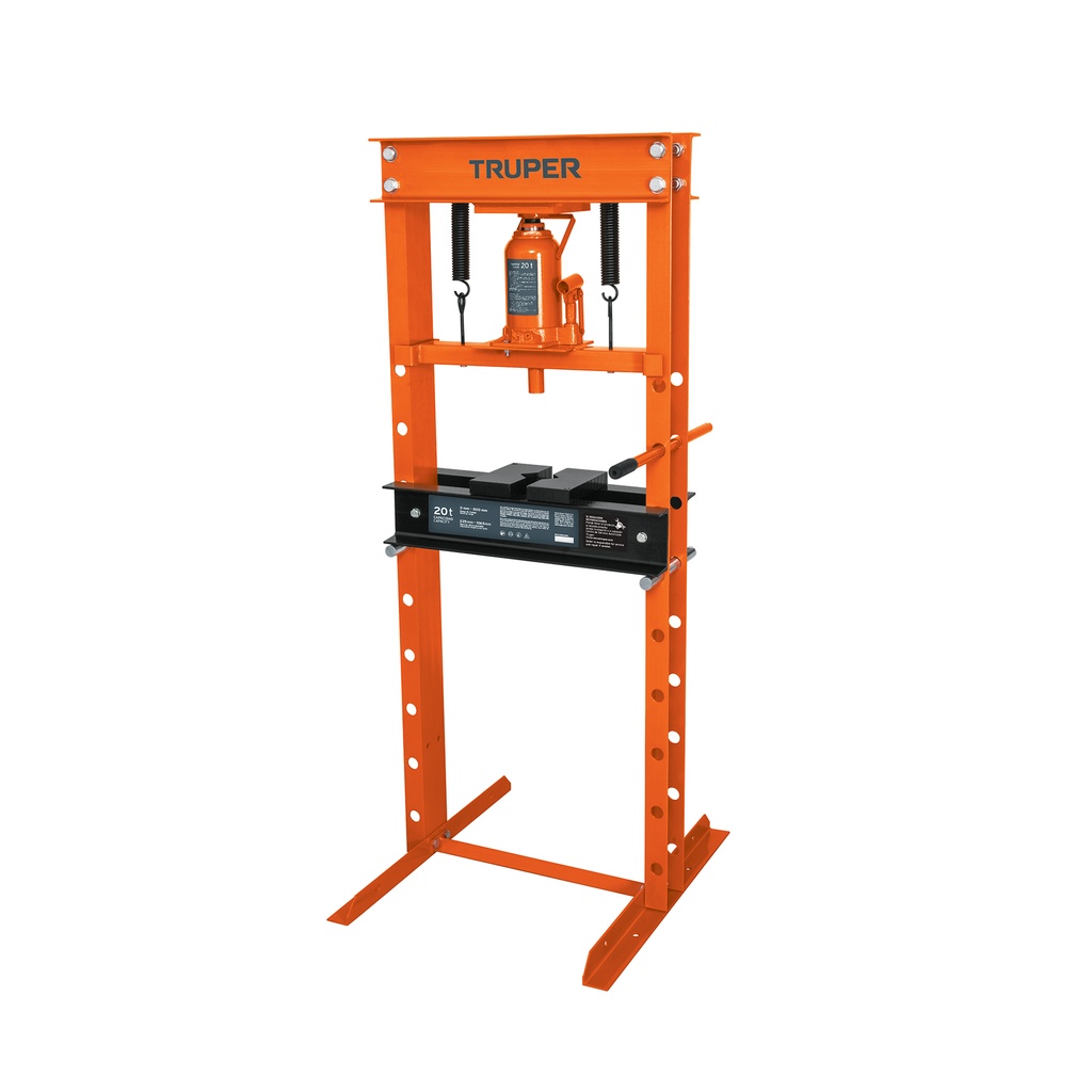 Prensa hidráulica tipo 'H' de 20 ton, con gato de botella - Pag 323