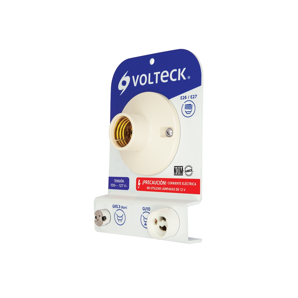 Probador de lámparas, bases E26, E27, GX5.3 y GU10, Volteck - Pag 627