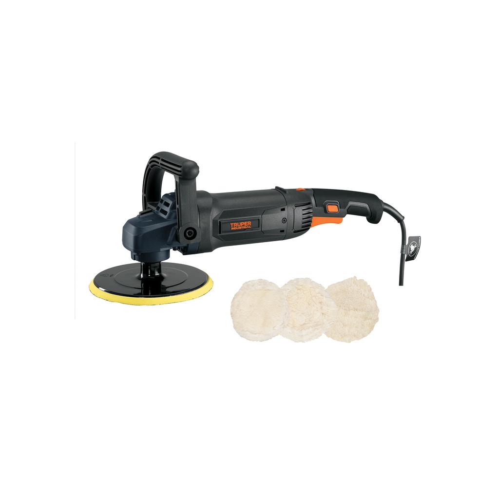 Pulidora 7' 1200 W velocidad variable, industrial, Truper - Pag 256