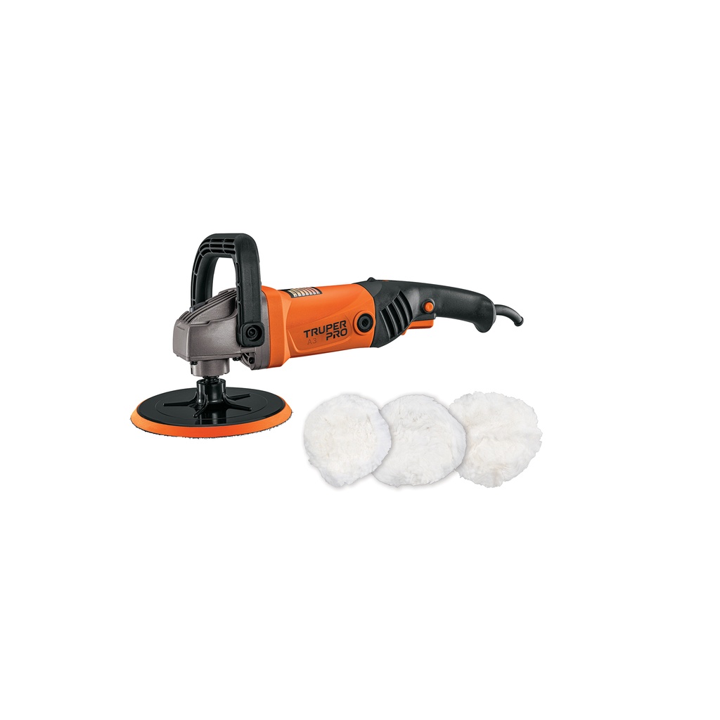 [T16626] Pulidora 7' 1200 W velocidad variable, profesional, Truper
