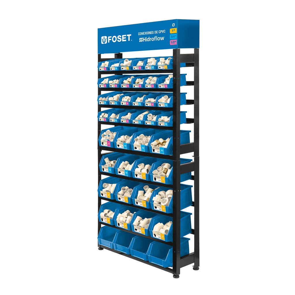 Rack con conexiones CPVC, Foset - Pag 547